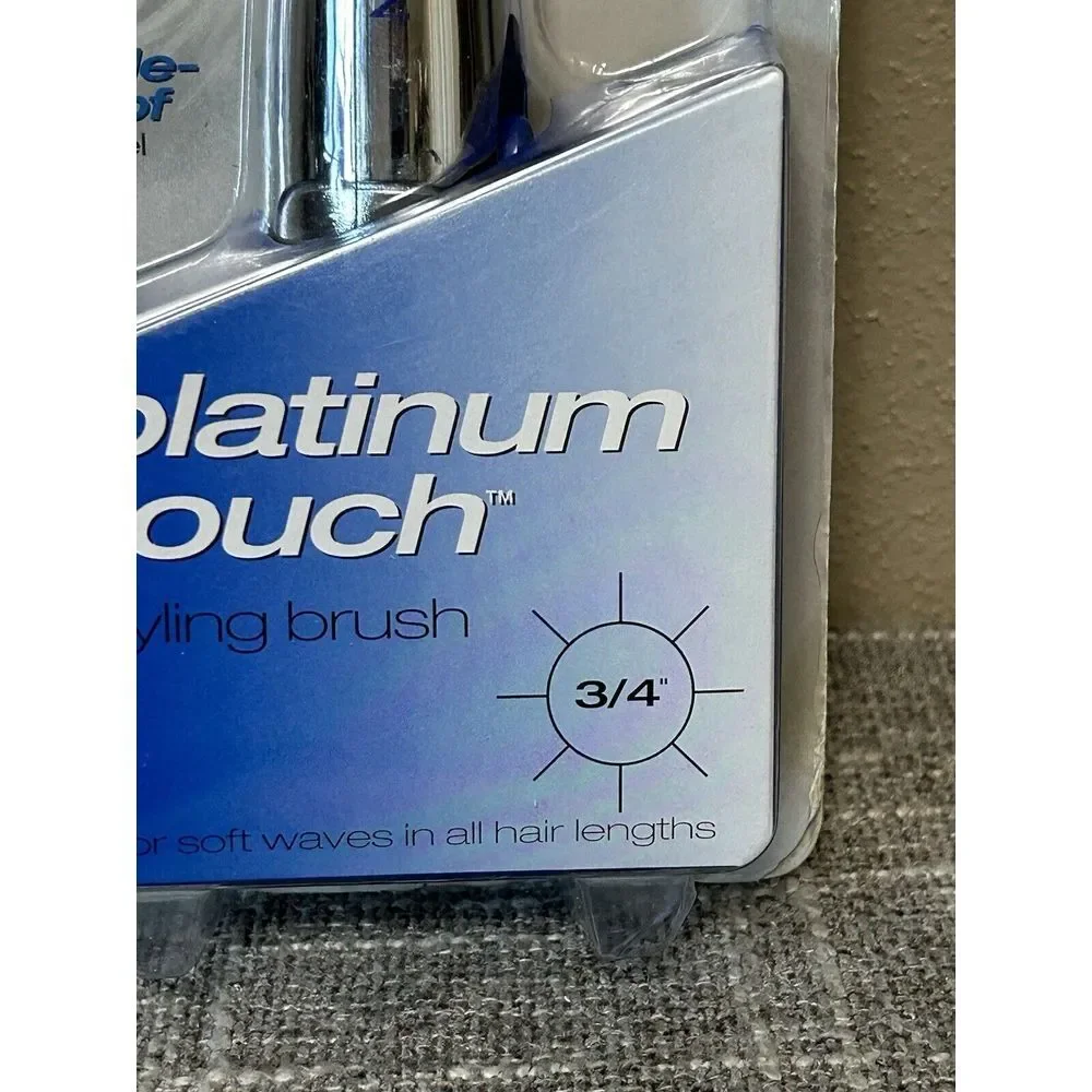 Vintage‎ Revlon Curling Iron Brush Platinum Touch Hair Styling 3/4